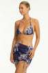 Sea Level Aloha Drawstring Mini Mesh Skirt